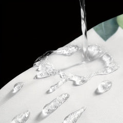 Small Fresh Leaf Printed Shower Curtain Waterproof Bathroom Decor
