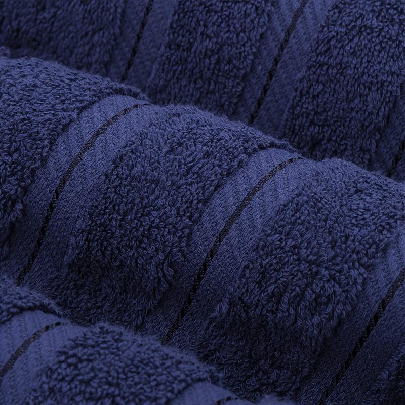 4pcs Hand Towels Set Soft Cotton for Bathroom Navy Quick Drying Absorbent