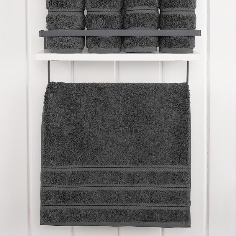 4pcs Solid Cotton Hand Towels Set Ultra Soft Highly Absorbent