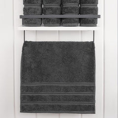 4pcs Solid Cotton Hand Towels Set Ultra Soft Highly Absorbent