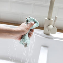 10pc Kitchen Towels & Dishcloths Set for Washing Dishes & Cooking, Random