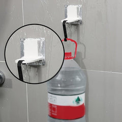 5pcs Wall Shampoo Rack Self Adhesive Shower Gel Hook Soap Holder