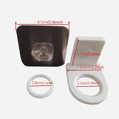 5pcs Wall Shampoo Rack Self Adhesive Shower Gel Hook Soap Holder