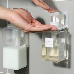 5pcs Wall Shampoo Rack Self Adhesive Shower Gel Hook Soap Holder