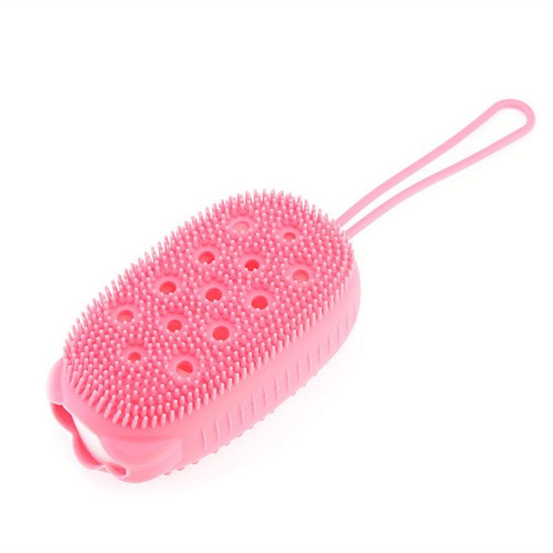 Soft Silicone Bath Brush Double Sided Body Scrubber