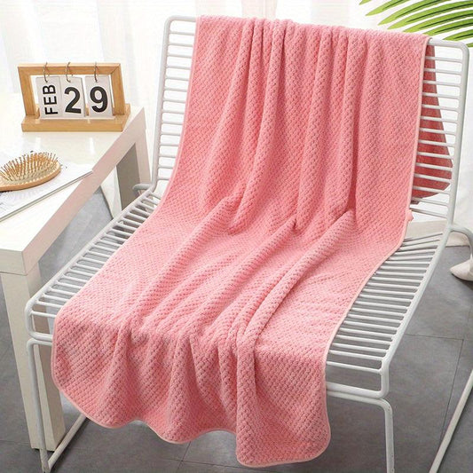 1pc Solid Hand Towel Quick Drying Absorbent Hand Towel Microfiber Soft Towel