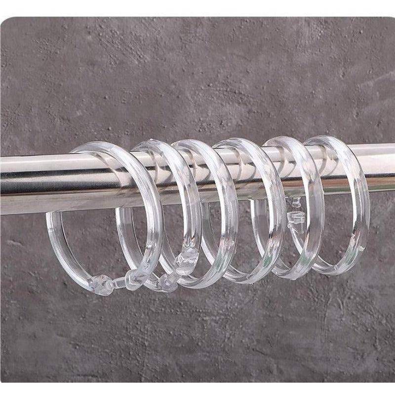 12pc Bead Gourd Design Shower Curtain Hooks