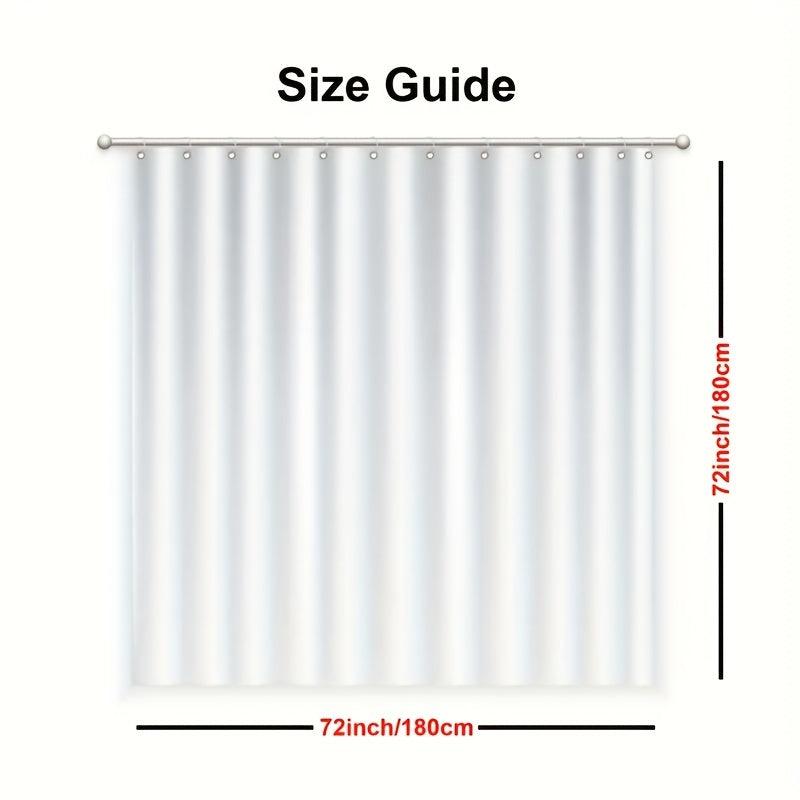 Pink Stripe Shower Curtain Waterproof Mildew Proof Bathroom Decor