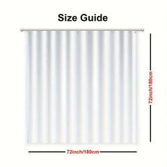 Pink Stripe Shower Curtain Waterproof Mildew Proof Bathroom Decor