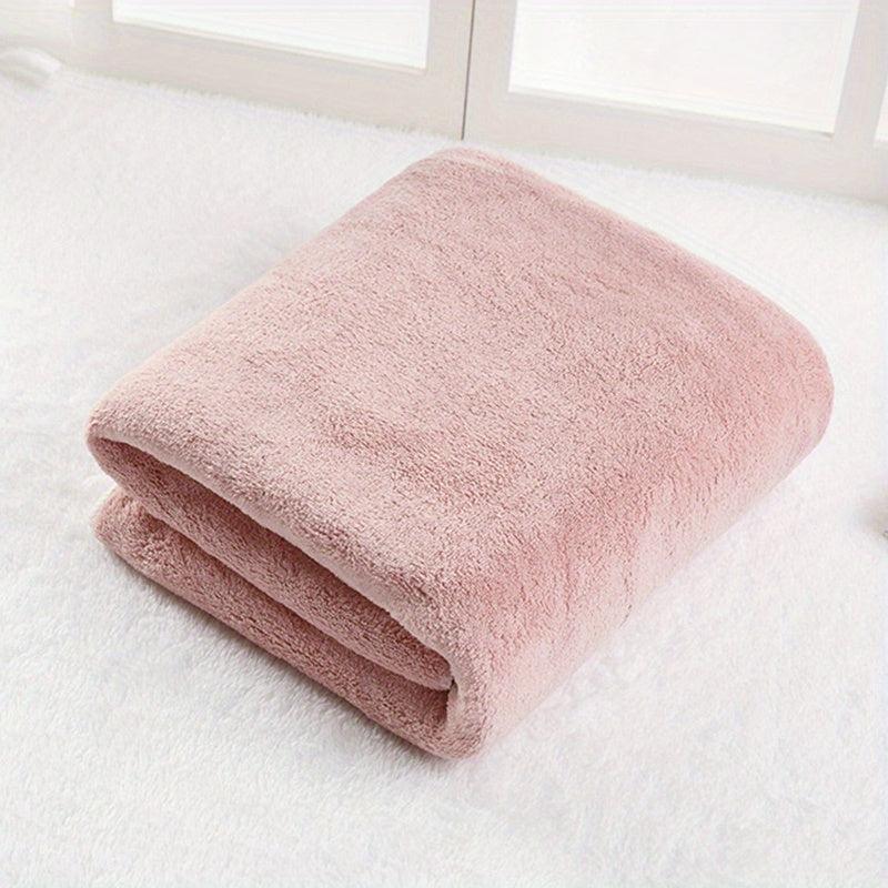 Coral Fleece Hand Towel Soft Absorbent Face Towel 80x34cm