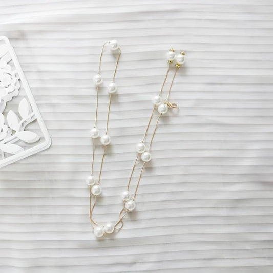 Faux Pearl Curtain Tieback for Home Hotel Dormitory