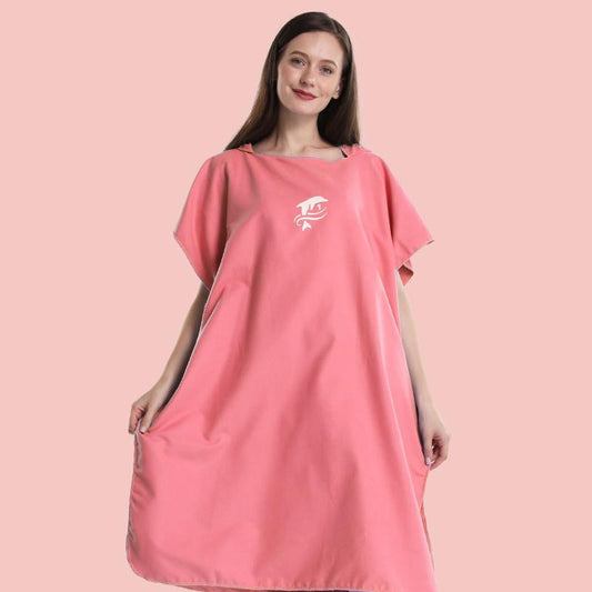 Quick Drying Hooded Bathrobe Towel with Large Cuff