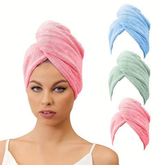Soft Hair Drying Cap Thickened Hair Towel for Women