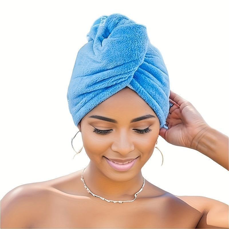 Soft Hair Drying Cap Thickened Hair Towel for Women