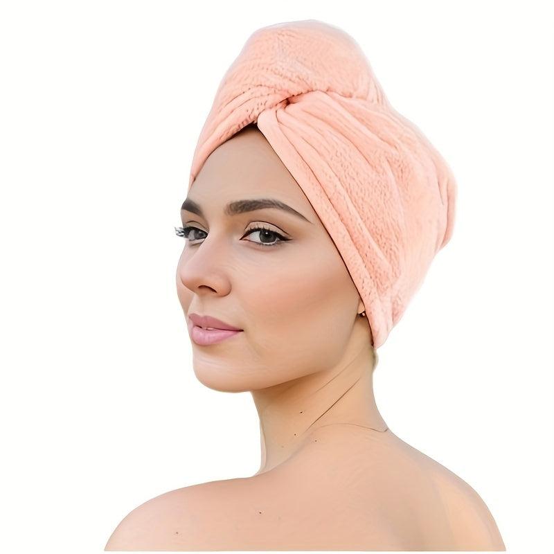 Soft Hair Drying Cap Thickened Hair Towel for Women