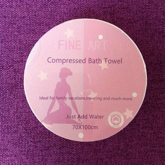 1pc Disposable Compressed Towel for Travel Hiking Camping