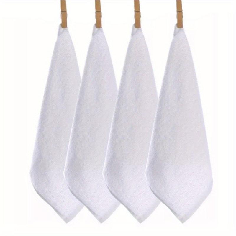 8pcs Cotton Wash Cloth 11.81 X 11.81 Inch Soft Handerchief Ultra Absorbent