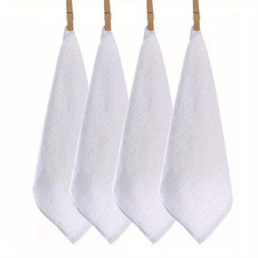 8pcs Cotton Wash Cloth 11.81 X 11.81 Inch Soft Handerchief Ultra Absorbent