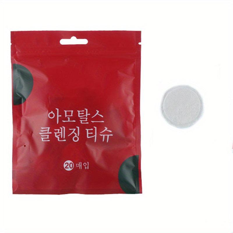20pcs Disposable Compressed Towel Travel Portable Package Face Towel
