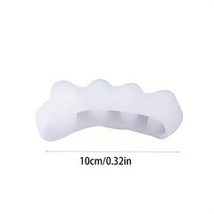 2pcs Silicone Toe Separators Toe Stretchers Hammer Toe Corrector