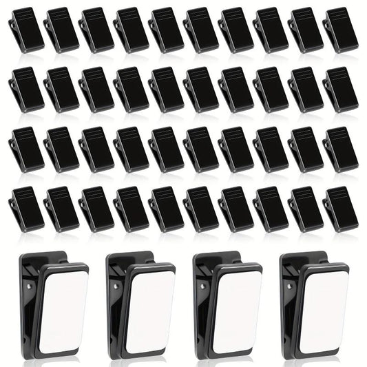 50pcs Wall Clips Self Adhesive Sticky Clips Photo Clips Plastic Sticky