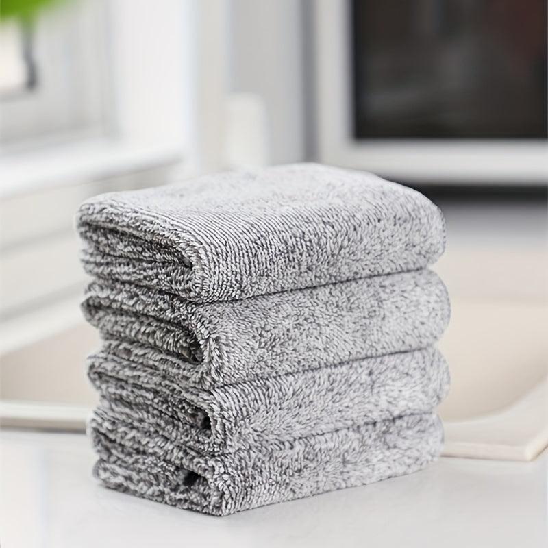 5pcs Absorbent Dishwashing Cloths Removal Cleaning Towels