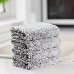5pcs Absorbent Dishwashing Cloths Removal Cleaning Towels