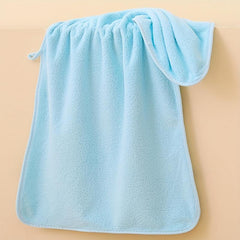 Solid Hand Towel Bath Towel Soft Skin-friendly Face Towel Plain Absorbent Towel
