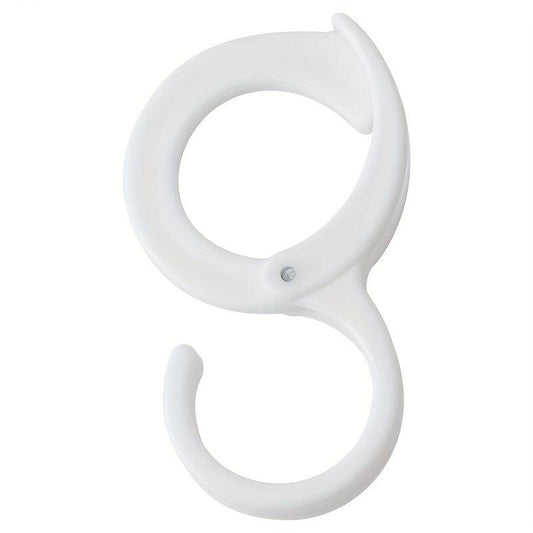 3pcs S-shaped Rack Hanging Cabinet Hook Bathroom Lock Hook