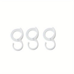 3pcs S-shaped Rack Hanging Cabinet Hook Bathroom Lock Hook