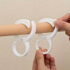 3pcs S-shaped Rack Hanging Cabinet Hook Bathroom Lock Hook