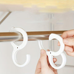 3pcs S-shaped Rack Hanging Cabinet Hook Bathroom Lock Hook