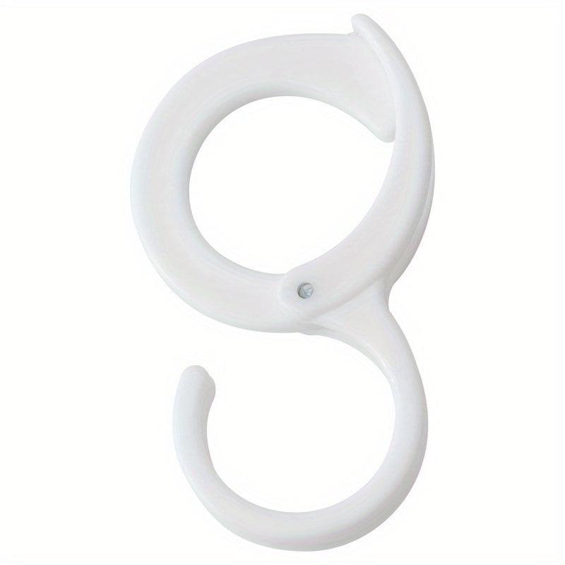 3pcs S-shaped Rack Hanging Cabinet Hook Bathroom Lock Hook
