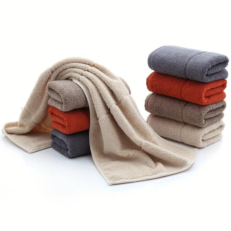 4pcs Soft Cotton Hand Towels Set Highly Absorbent Bathroom Gy