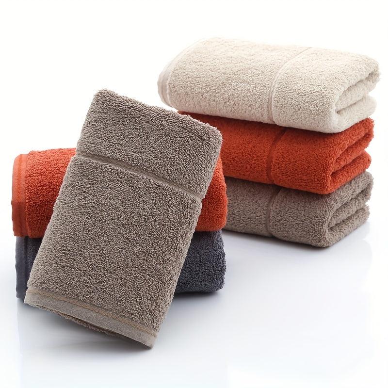 4pcs Soft Cotton Hand Towels Set Highly Absorbent Bathroom Gy