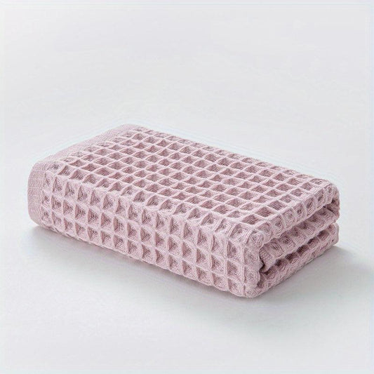 Cotton Waffle Hand Towel Soft Face Towel Skin friendly Breathable Household
