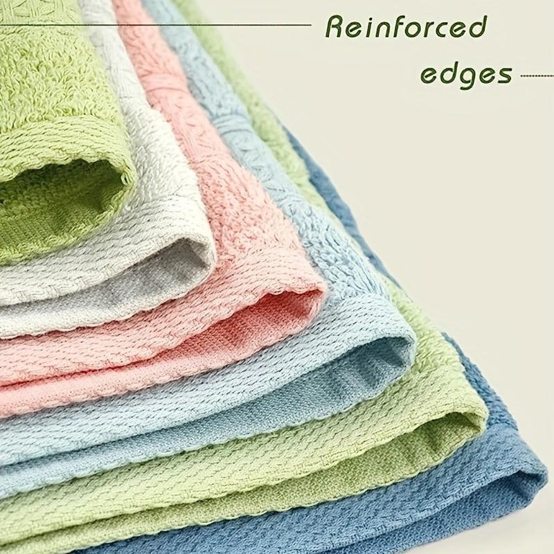 6pcs Cotton Wash Cloths Face Cloths Set Highly Absorbent 13x13in