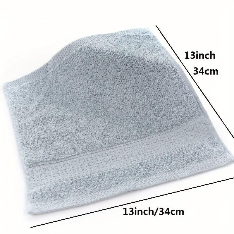 6pcs Cotton Wash Cloths Face Cloths Set Highly Absorbent 13x13in