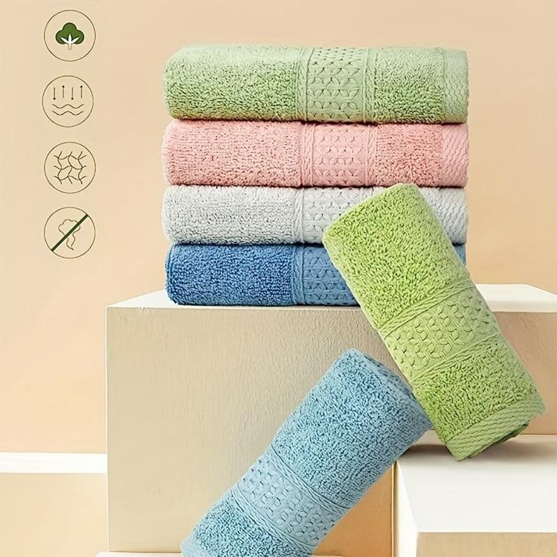6pcs Cotton Wash Cloths Face Cloths Set Highly Absorbent 13x13in