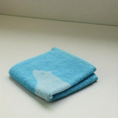 Cartoon Polar Bear Pattern Towel Soft Absorbent Face Towel