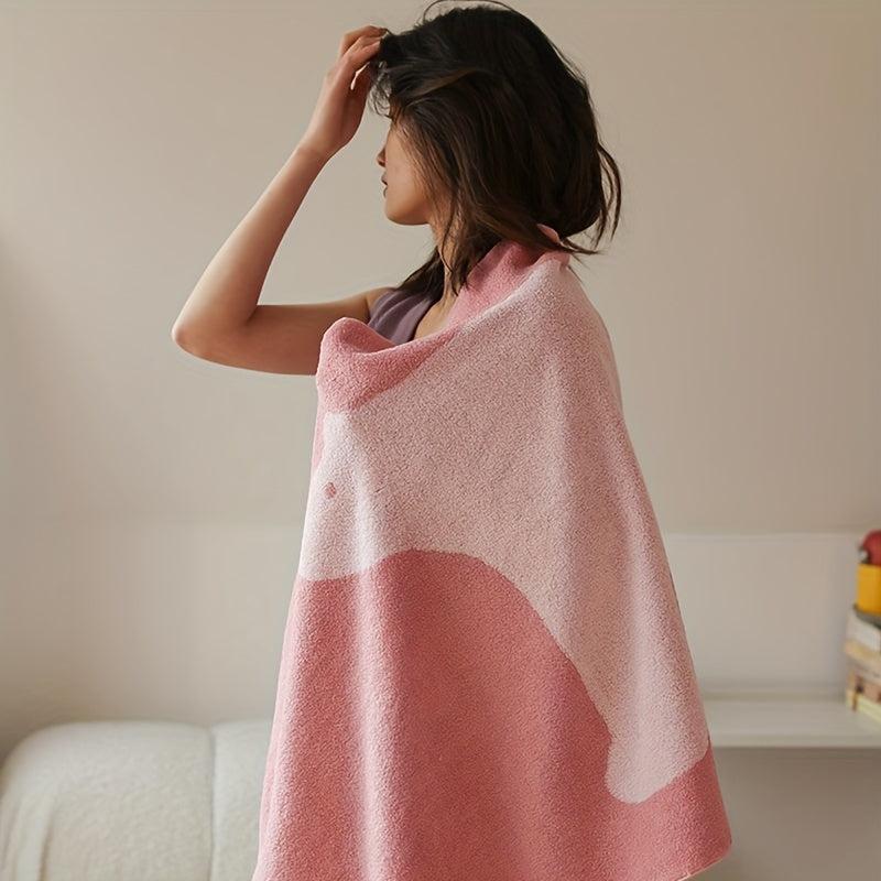 Cartoon Polar Bear Pattern Towel Soft Absorbent Face Towel