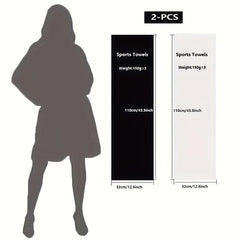 Soft Sports Towel for Outdoor Fitness Training - 32 x 109