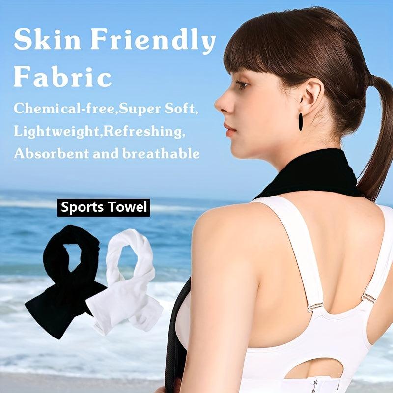 Soft Sports Towel for Outdoor Fitness Training - 32 x 109