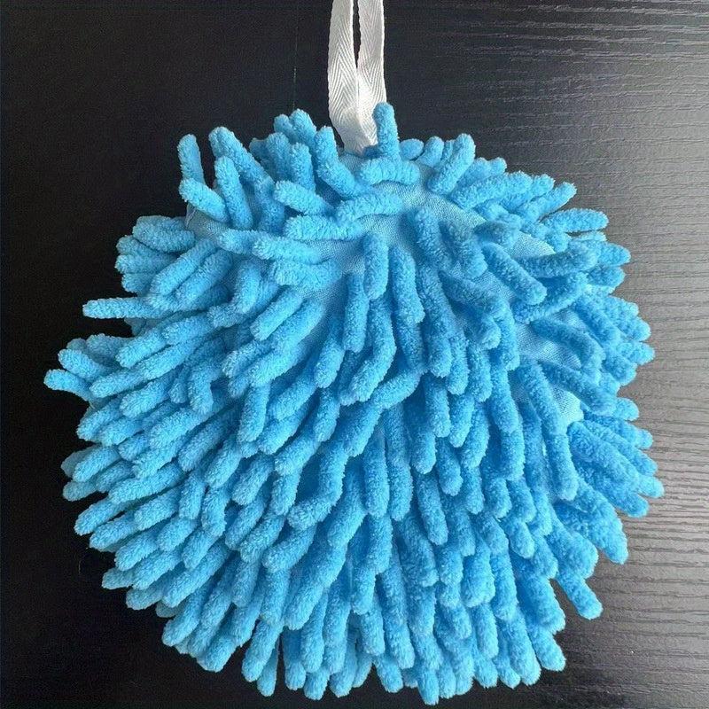 Chenille Hanging Towel Ball for Quick Drying Hands