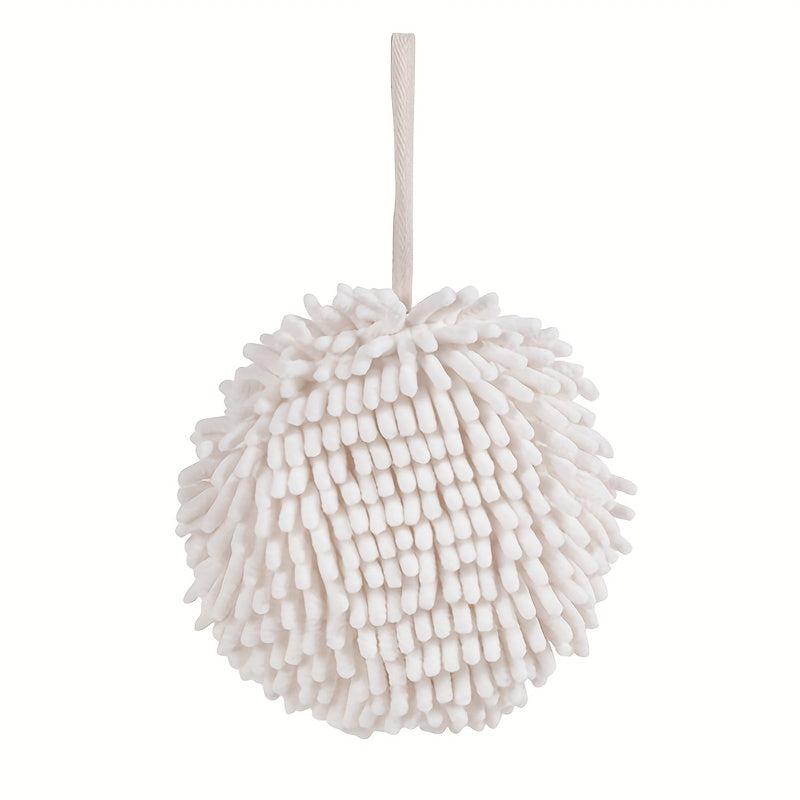 Chenille Hanging Towel Ball for Quick Drying Hands