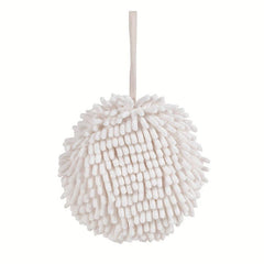 Chenille Hanging Towel Ball for Quick Drying Hands