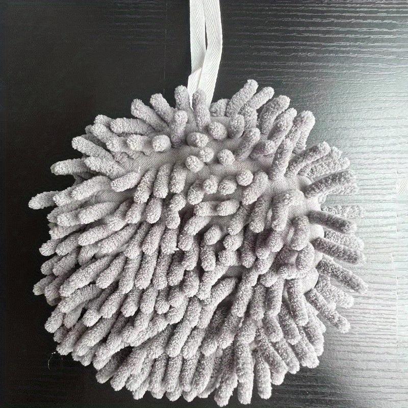 Chenille Hanging Towel Ball for Quick Drying Hands