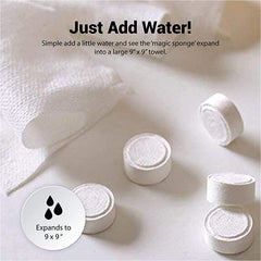 100pcs Portable Compressed Towel for Travel and Outdoor Activities