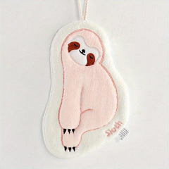 Sloth Pattern Hanging Towel for Kids - Quick Drying and Soft
