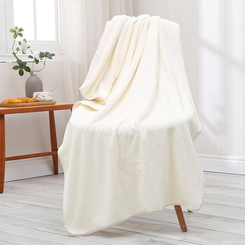 Extra Thick Non-Embroidered Bath Towel Orange Light - 70x55in